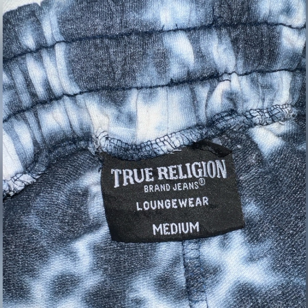 True Religion Bleached/ Tie-Dyed Sweatpants